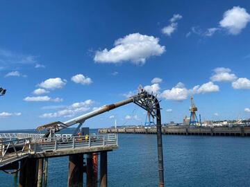 Travaux de soudure en front de mer à Brest