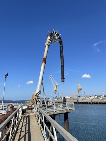 Travaux de soudure en front de mer à Brest