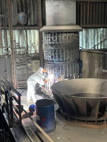 Chantier de soudure réalisé à Nantes