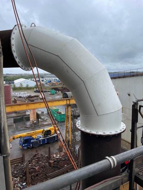 Remplacement de Tuyauterie d&rsquo;Aspiration en Fonderie à Ancenis (44) : l&rsquo;expertise de 89 Art